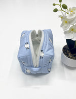 Cloud Sheep Quilted Pouch – Sky Blue Amora