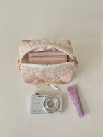Sakura Pink Mini Quilted Beauty Case Amora