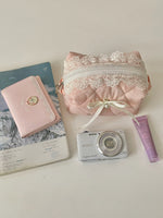 Sakura Pink Mini Quilted Beauty Case Amora