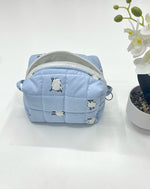Cloud Sheep Quilted Pouch – Sky Blue Amora
