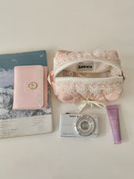 Sakura Pink Mini Quilted Beauty Case Amora