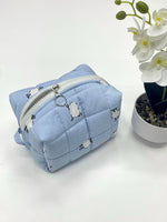 Cloud Sheep Quilted Pouch – Sky Blue Amora