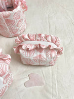 Scallop Pink Mini Beauty Case Amora