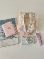 Sakura Pink Mini Quilted Beauty Case Amora