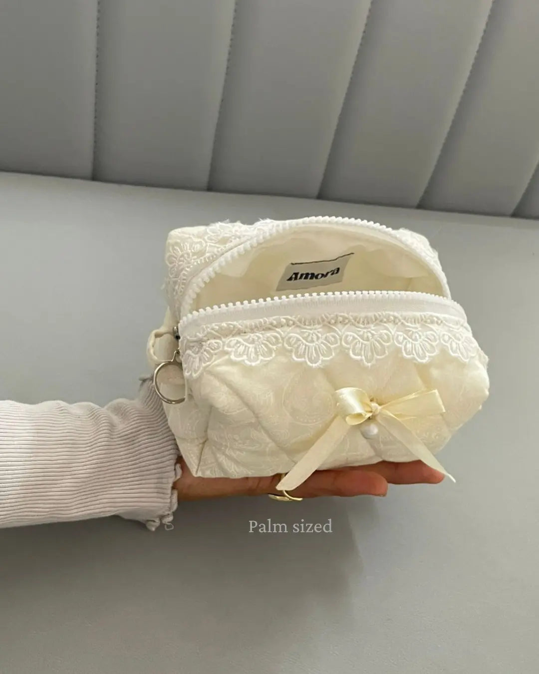 Amora Ivory Edition - Yuki  Quilted Beauty Case Amora